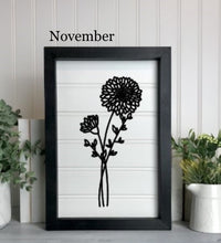 Load image into Gallery viewer, Birth Month Florals Bead board Sign