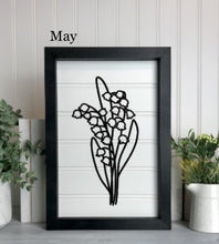 Load image into Gallery viewer, Birth Month Florals Bead board Sign
