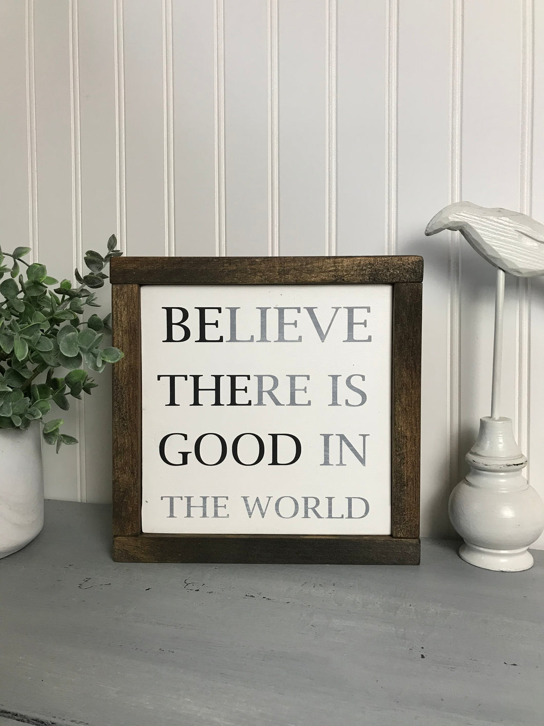 Believe There is Good in the World