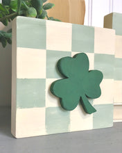 Load image into Gallery viewer, Checkerboard Shamrock Sign
