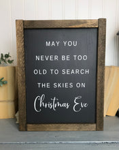 Load image into Gallery viewer, Christmas Eve Shelf Sitter Sign
