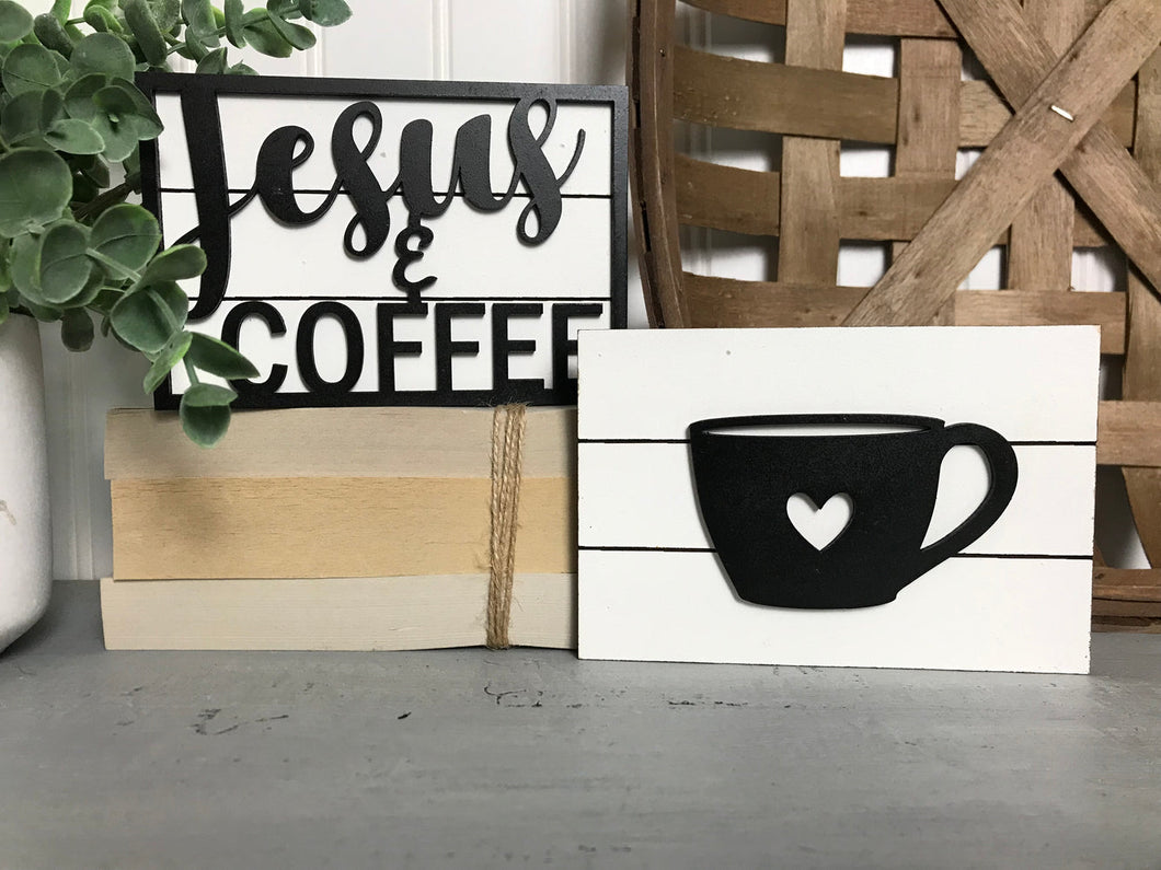 Jesus and coffee rectangle